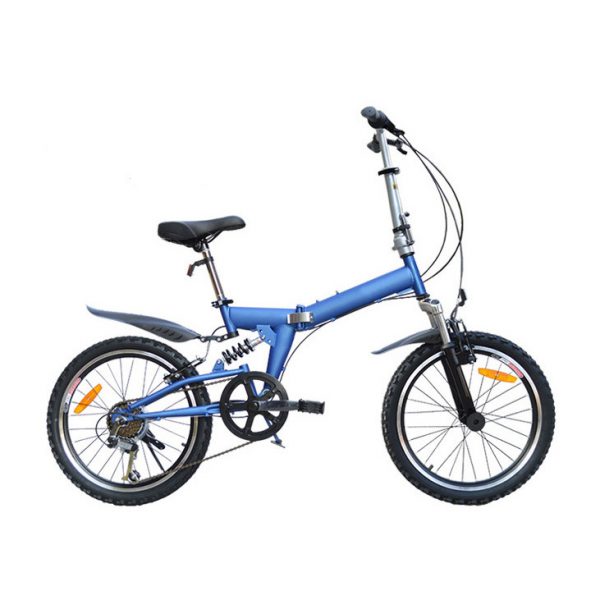 Folding Mountain Bike with Suspension and Gear Shift