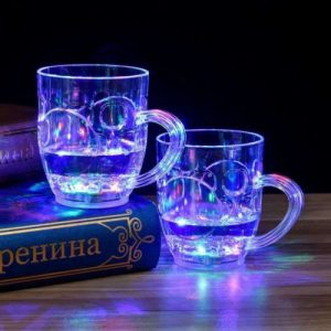 LED Light-Up Beer Mugs