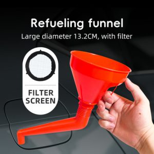 Car and motorcycle refueling funnel