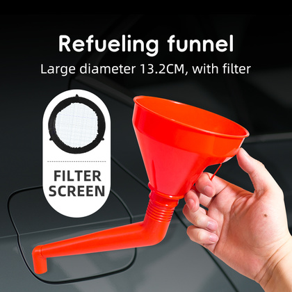 Car and motorcycle refueling funnel diameter 13.2CM