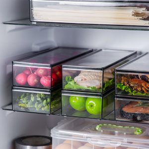 Multi-Purpose Transparent Plastic Storage Containers