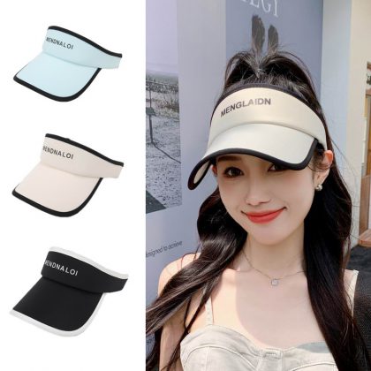 Summer UV Protection Sports Visor: Lightweight Sun Shield for Outdoor Activities