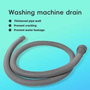 Tipped Grey Washing Machine Drain Hose