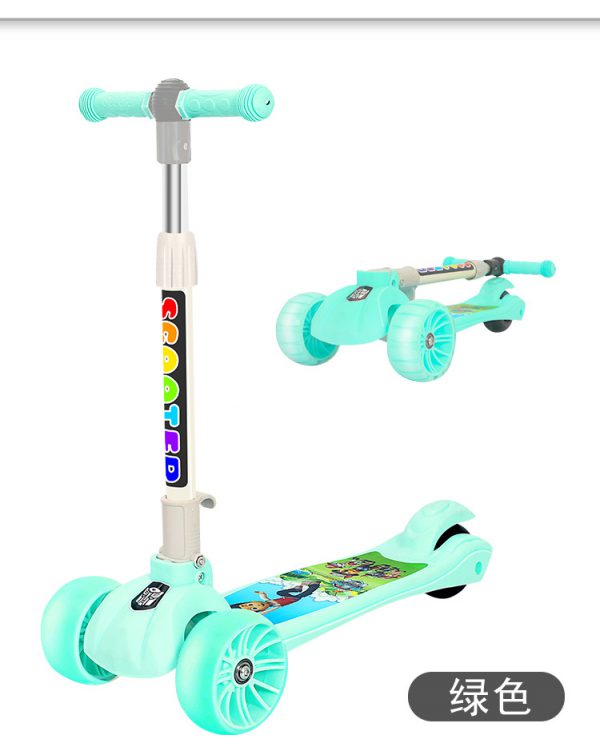 Children's Folding Music Scooter