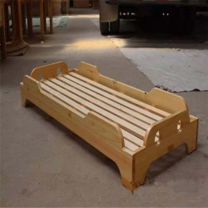 New Kindergarten Children's Wooden Bed