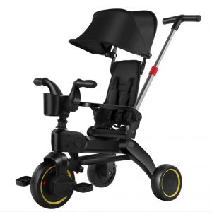 Versatile 3-Wheel Toddler Tricycle with Push Handle