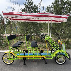 Deluxe Four-Person Sightseeing Bicycle