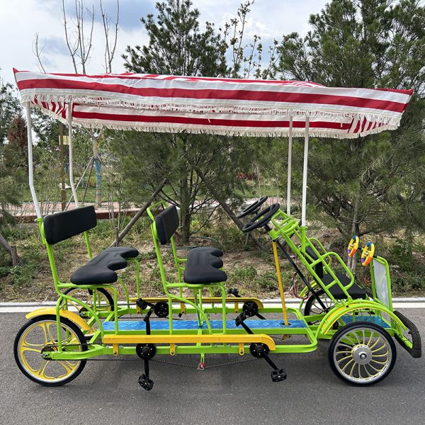 Deluxe Four-Person Sightseeing Bicycle